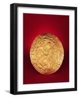 Disc Possibly Used as a Brooch, from Tedavnet, County Monaghan, 2200-2000 Bc-Early Bronze Age-Framed Giclee Print
