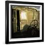 Discarded Mail Truck in Automobile Junkyard-Walker Evans-Framed Photographic Print