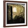 Discarded Mail Truck in Automobile Junkyard-Walker Evans-Framed Photographic Print