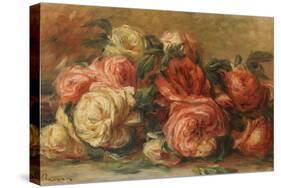 Discarded Roses-Pierre-Auguste Renoir-Stretched Canvas