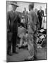 Discharged Gi Looking at New Suit Fashions-Nina Leen-Mounted Photographic Print