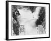 Discharging Water from a Dam-null-Framed Photographic Print