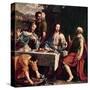 Disciples at Emmaus-Philippe De Champaigne-Stretched Canvas