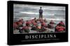 Disciplina. Cita Inspiradora Y Póster Motivacional-null-Stretched Canvas