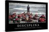 Disciplina. Cita Inspiradora Y Póster Motivacional-null-Stretched Canvas