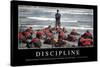 Discipline: Citation Et Affiche D'Inspiration Et Motivation-null-Stretched Canvas