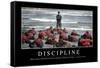 Discipline: Inspirational Quote and Motivational Poster-null-Framed Stretched Canvas