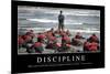 Discipline: Inspirational Quote and Motivational Poster-null-Mounted Photographic Print