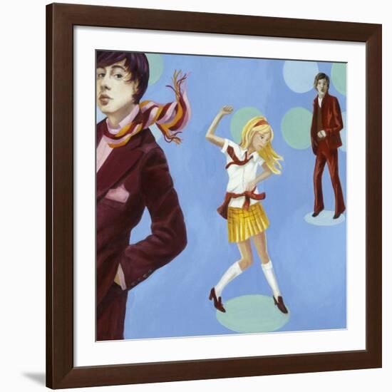 Disco 2000 (1)-Alix Soubiran-Hall-Framed Giclee Print