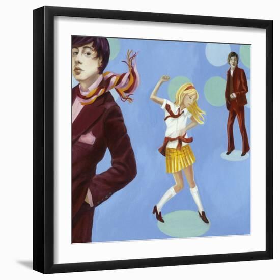 Disco 2000 (1)-Alix Soubiran-Hall-Framed Giclee Print