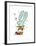 Disco Bunny-Carla Martell-Framed Giclee Print