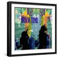 Disco Time-Jean-François Dupuis-Framed Art Print