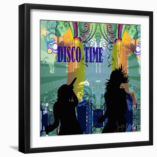 Disco Time-Jean-François Dupuis-Framed Art Print