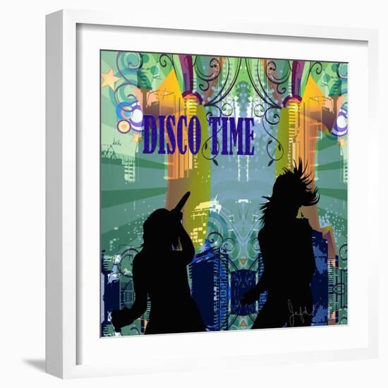 Disco Time-Jean-François Dupuis-Framed Art Print