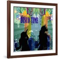 Disco Time-Jean-François Dupuis-Framed Premium Giclee Print