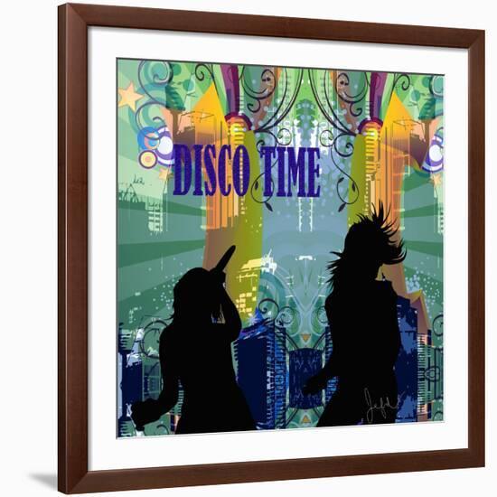 Disco Time-Jean-François Dupuis-Framed Premium Giclee Print