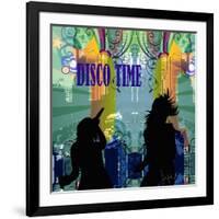 Disco Time-Jean-François Dupuis-Framed Premium Giclee Print