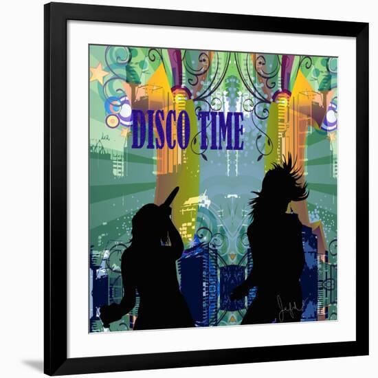 Disco Time-Jean-François Dupuis-Framed Premium Giclee Print