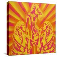 Disco-Abstract Graffiti-Stretched Canvas