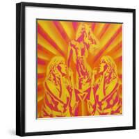 Disco-Abstract Graffiti-Framed Giclee Print