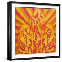 Disco-Abstract Graffiti-Framed Giclee Print