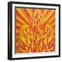 Disco-Abstract Graffiti-Framed Giclee Print