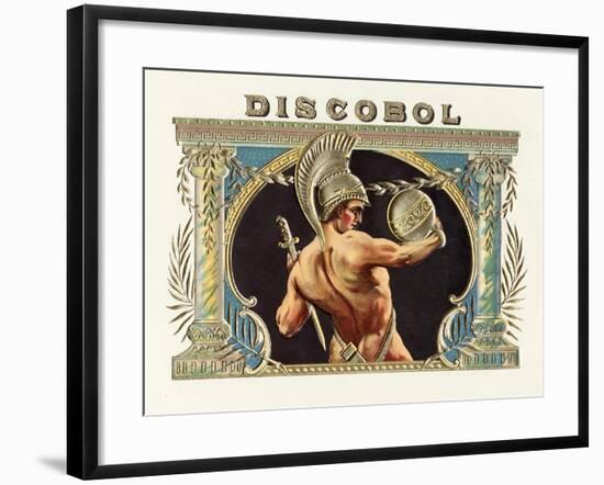Discobol-Art Of The Cigar-Framed Giclee Print
