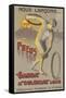 Discobolos Throwing Bicycle Tire-null-Framed Stretched Canvas