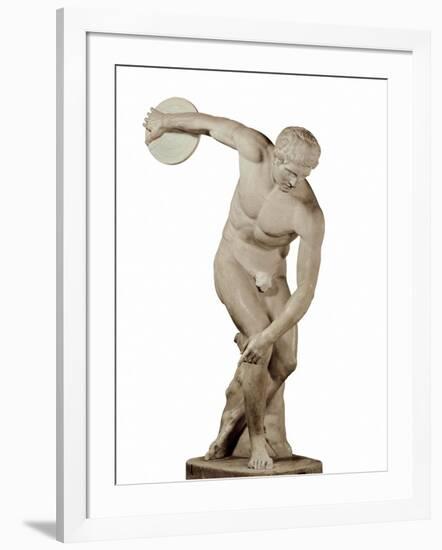 Discobolus by Myron-null-Framed Giclee Print