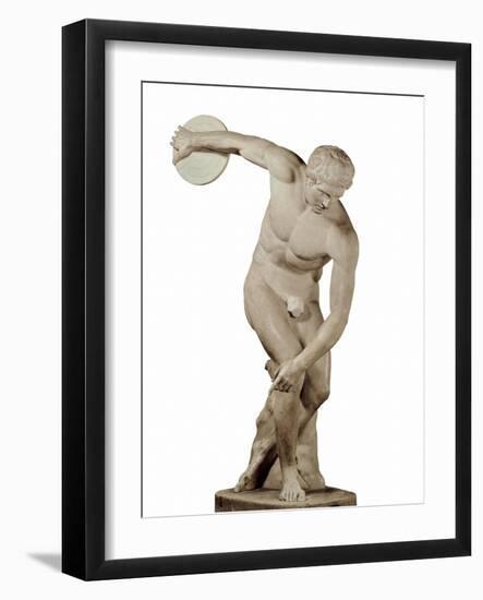 Discobolus by Myron-null-Framed Giclee Print