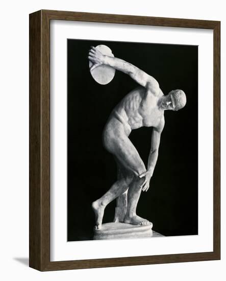 Discobolus (Discus Thrower)-null-Framed Giclee Print