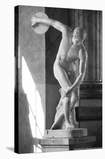 Discobolus Rome Italy-null-Stretched Canvas