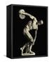 Discobolus Statue Attributed to Myron.-null-Framed Stretched Canvas