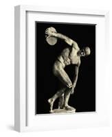 Discobolus Statue Attributed to Myron.-null-Framed Photographic Print