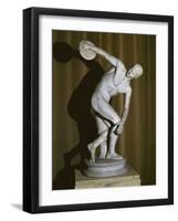 Discobolus-Myron-Framed Photo