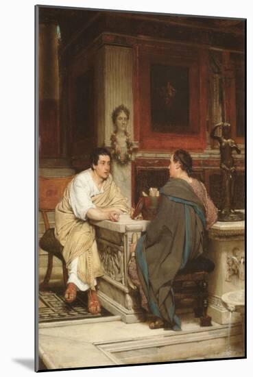 Discourse-Sir Lawrence Alma-Tadema-Mounted Art Print