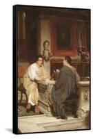 Discourse-Sir Lawrence Alma-Tadema-Framed Stretched Canvas