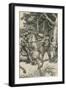 "Discourteous Knight, 'Tis an Unworthy Act to Strike a Person Who Is Not Able to Defend Himself"-Paul Hardy-Framed Giclee Print