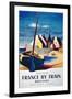 Discover France by Train, Brittany', French National Railroads-null-Framed Giclee Print