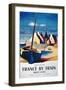 Discover France by Train, Brittany', French National Railroads-null-Framed Premium Giclee Print