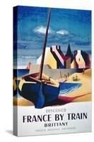 Discover France by Train, Brittany', French National Railroads-null-Stretched Canvas