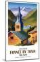 Discover France By Train- The Alps-null-Mounted Poster