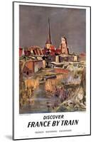 Discover France By Train-null-Mounted Poster