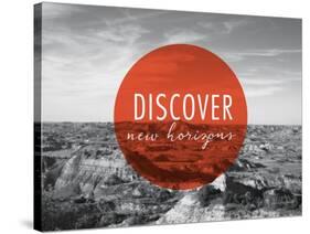 Discover New Horizons v2-Laura Marshall-Stretched Canvas