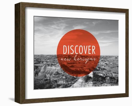 Discover New Horizons v2-Laura Marshall-Framed Art Print