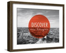 Discover New Horizons v2-Laura Marshall-Framed Art Print