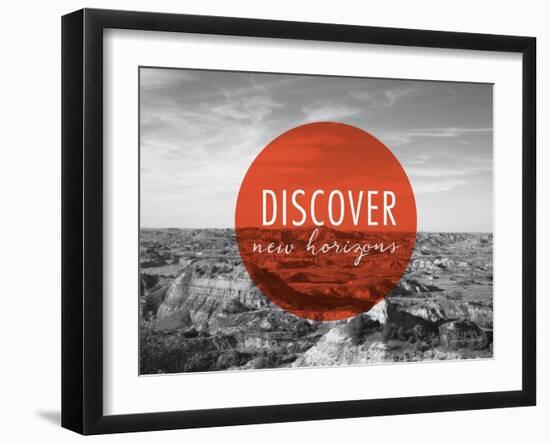 Discover New Horizons v2-Laura Marshall-Framed Art Print