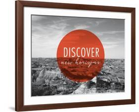Discover New Horizons v2-Laura Marshall-Framed Art Print