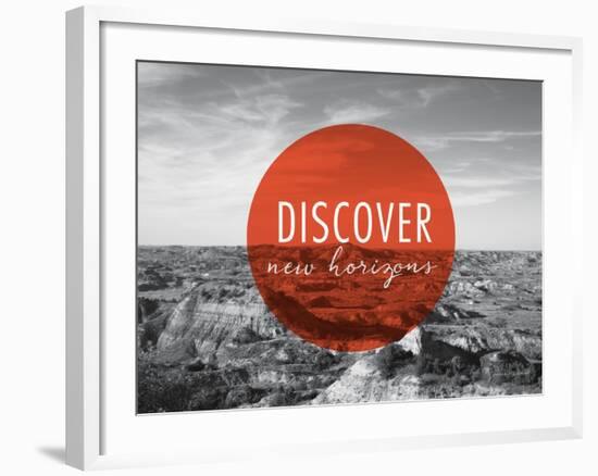 Discover New Horizons v2-Laura Marshall-Framed Art Print