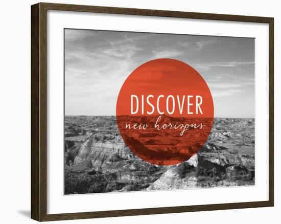 Discover New Horizons v2-Laura Marshall-Framed Art Print